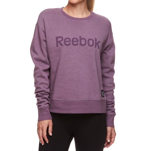 Reebok Womens Cozy Crewneck Sweatshirt with Graphic