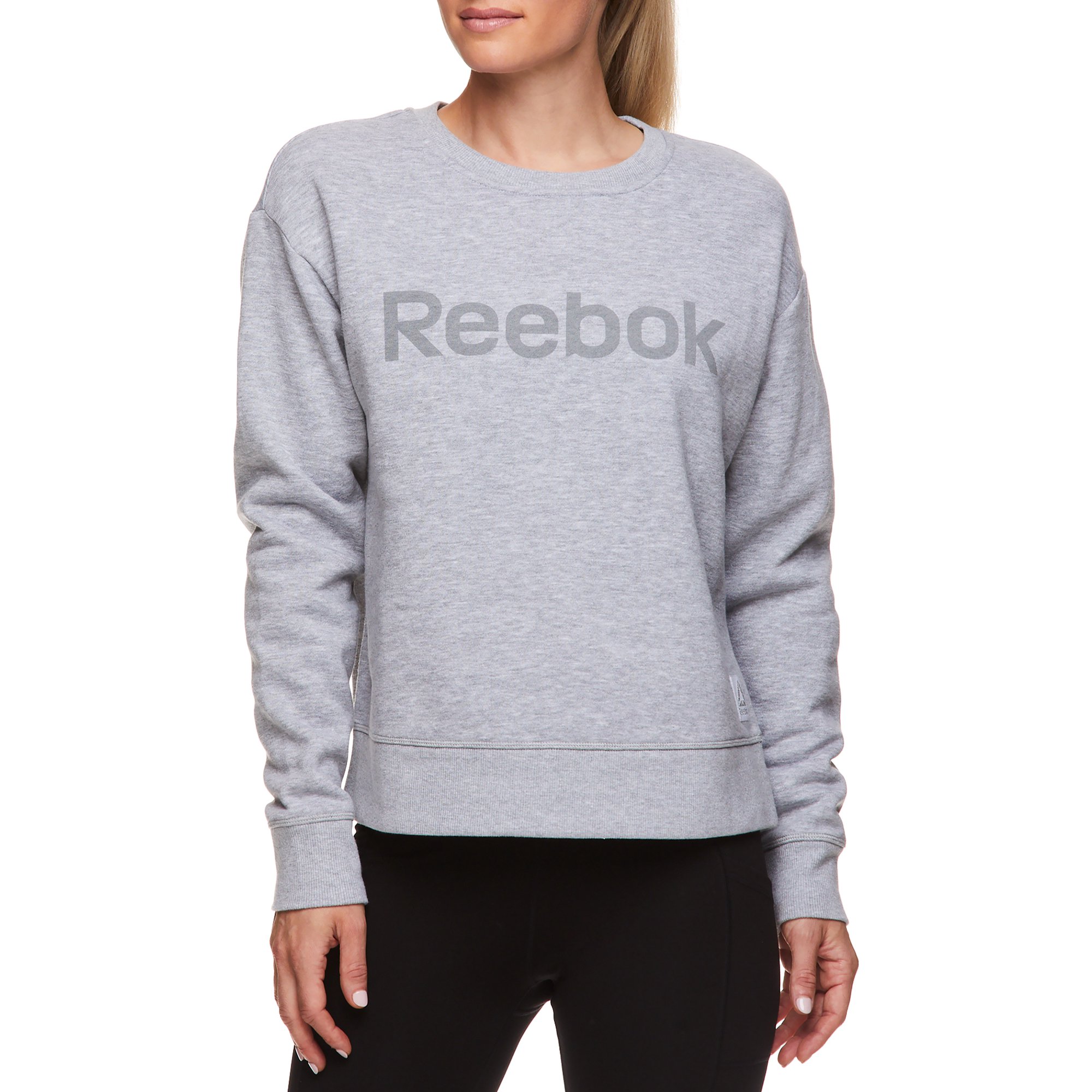 Reebok Womens Cozy Crewneck Sweatshirt with Graphic - Walmart.com