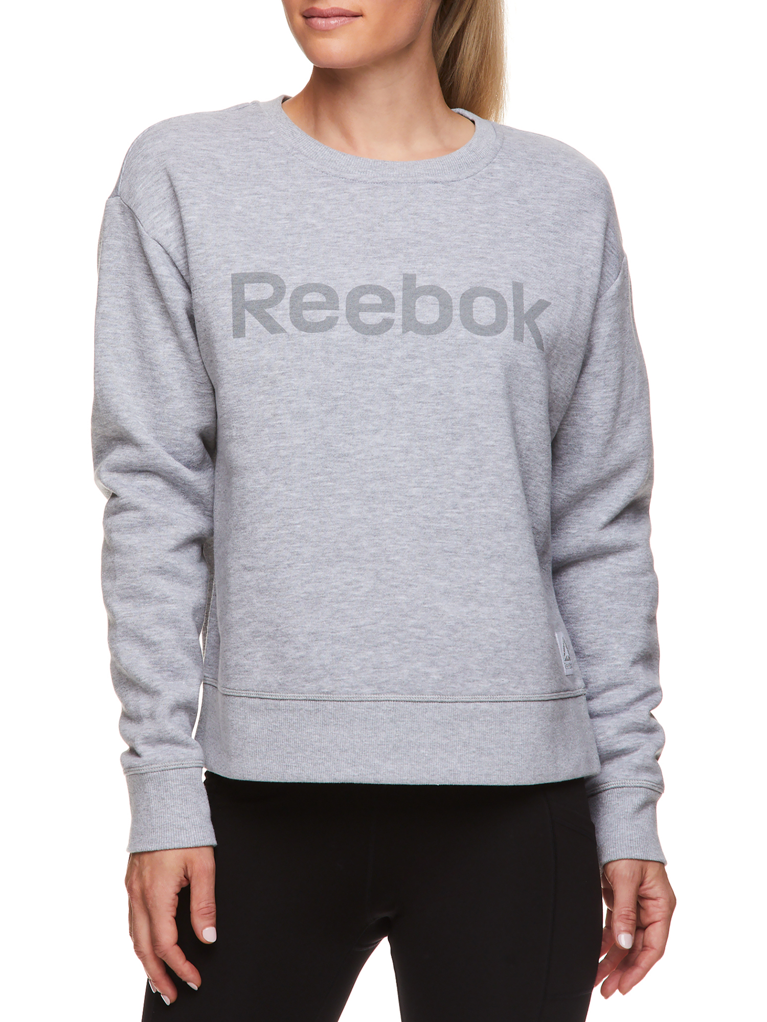 Reebok Womens Cozy Crewneck Sweatshirt with Graphic - image 1 of 4