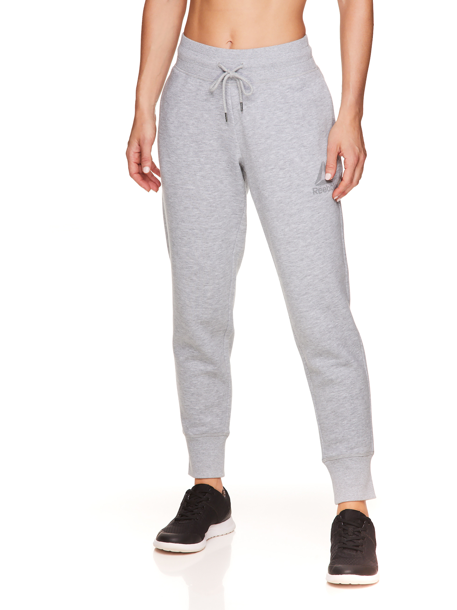 Reebok Womens' Cozy Fleece Jogger Sweatpants with Pockets - image 1 of 4