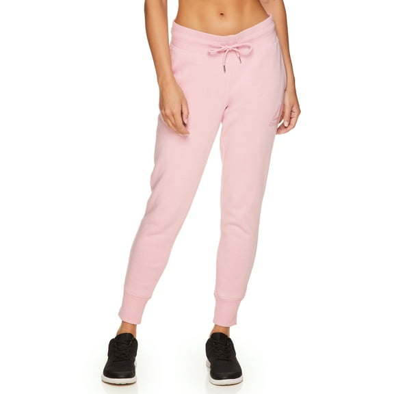 Reebok Womens' Cozy Fleece Jogger Sweatpants with Pockets
