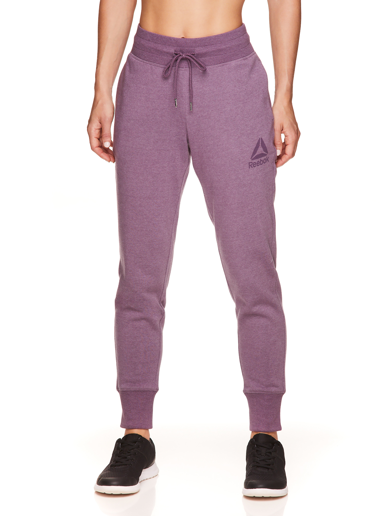 Reebok Womens' Cozy Fleece Jogger Sweatpants with Pockets - image 1 of 4