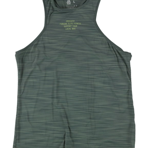 Reebok Womens CrossFit Forging Elite Racerback Tank Top, Green, Medium