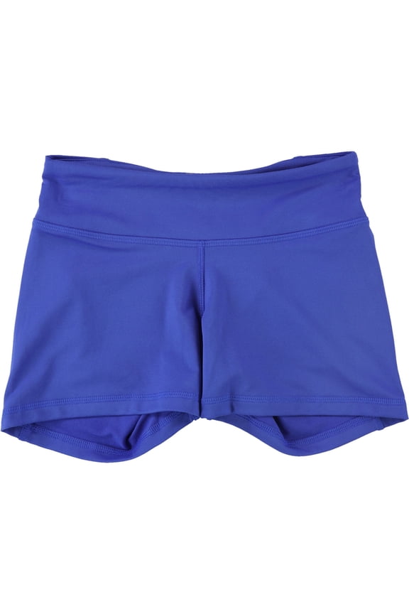 Womens CrossFit Lux Athletic Workout Shorts, Blue, X-Small