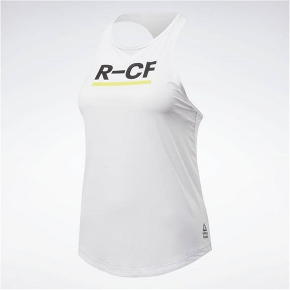 Reebok Womens CrossFit Racerback Tank Top, White, Small