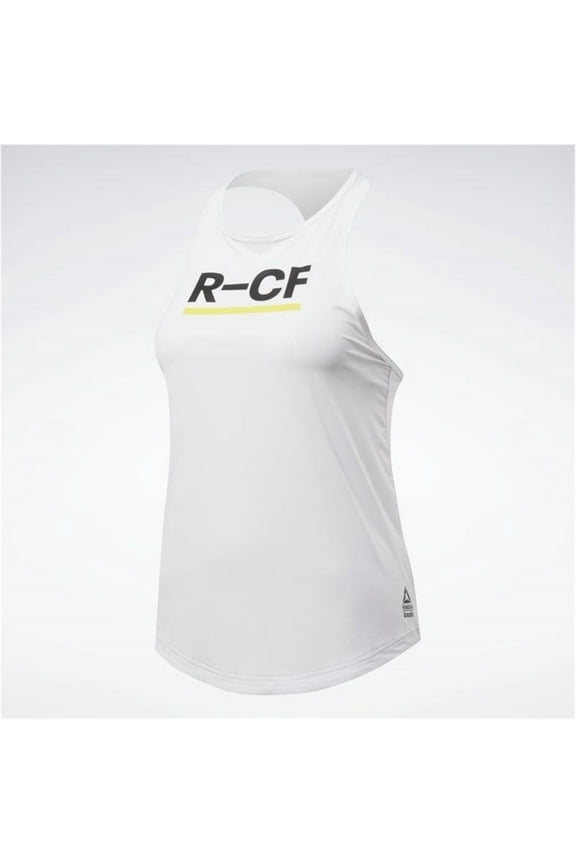 Womens CrossFit Racerback Tank Top, White, Small
