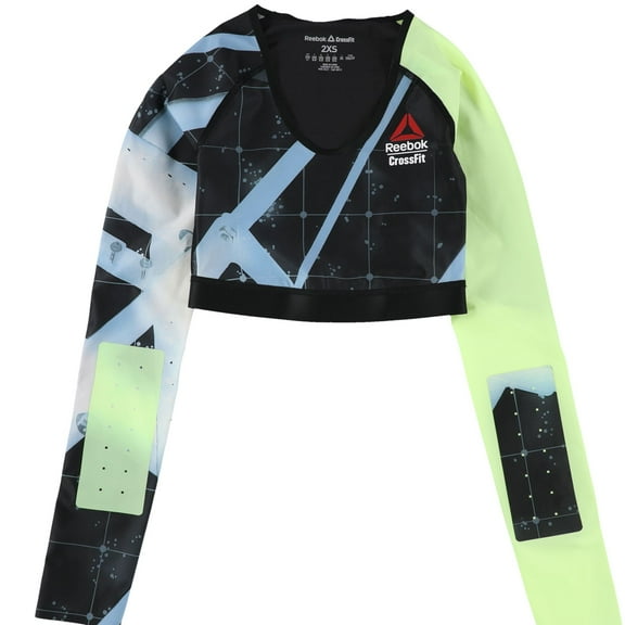 Reebok Womens Crossfit Halter Top Shirt, Black, XX-Small