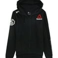 thumbnail image 1 of Reebok Womens EST. 1993 25 Years Hoodie Sweatshirt, Black, Medium, 1 of 1