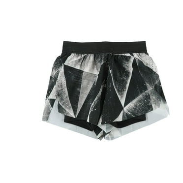 Reebok Womens Epic Speedwick Athletic Workout Shorts, Black, XX-Small
