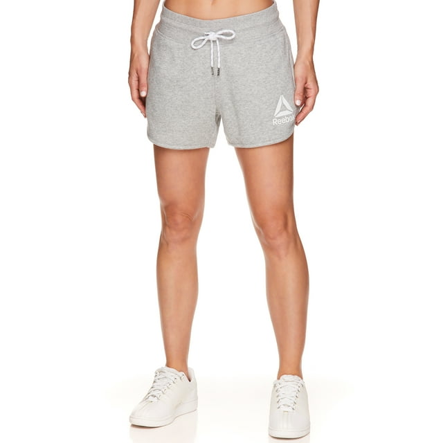 Reebok Womens Equity Graphic Athletic Shorts, 3.5" Inseam