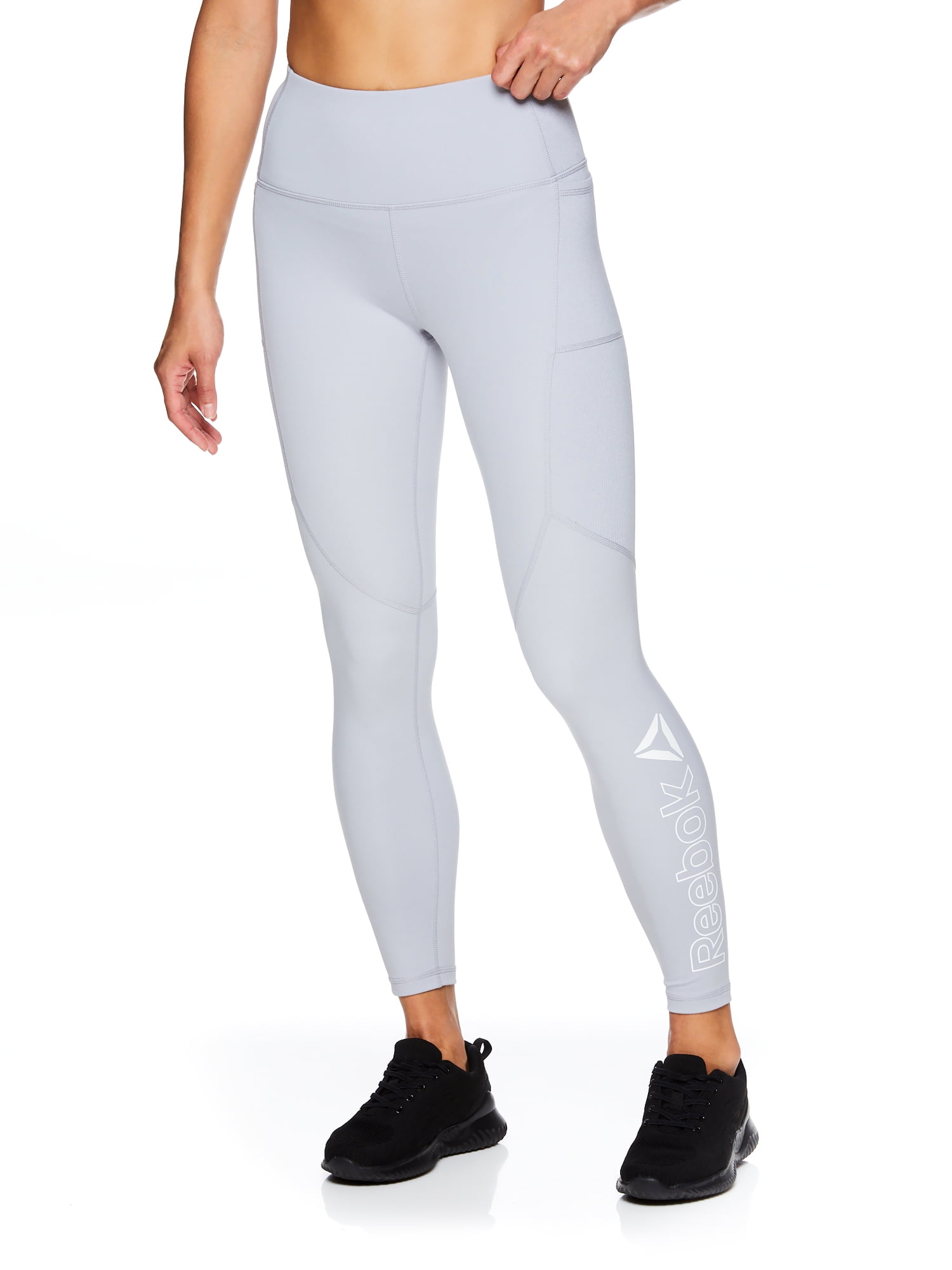 Reebok Womens Essential Highrise Ankle Length Leggings with Pockets, 25 ...
