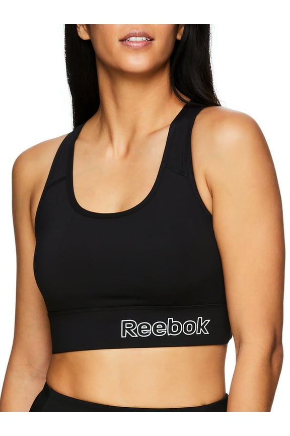 Womens Essential Sports Bra with Back Pocket and Removable Cups, Sizes XS-XXXL