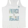 thumbnail image 1 of Reebok Womens Fierce As Female Tank Top, White, Large, 1 of 2
