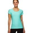 thumbnail image 1 of Reebok Womens Fitted Marled Basic T-Shirt, 1 of 2