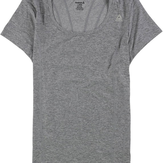 Reebok Womens Fitted Marled Basic T-Shirt