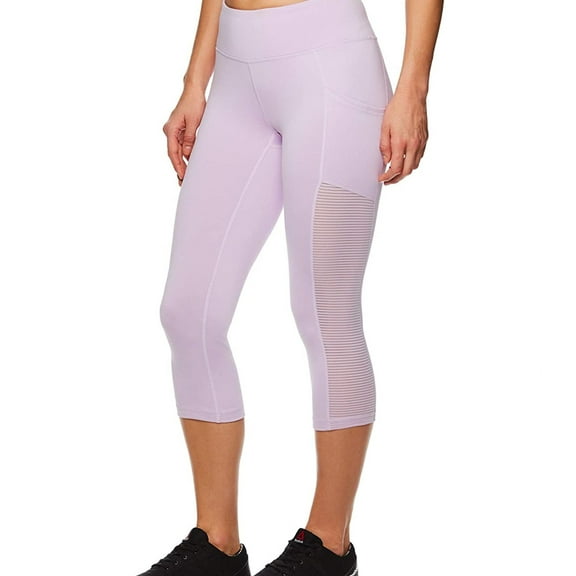 Reebok Womens Focus Capri Compression Athletic Pants
