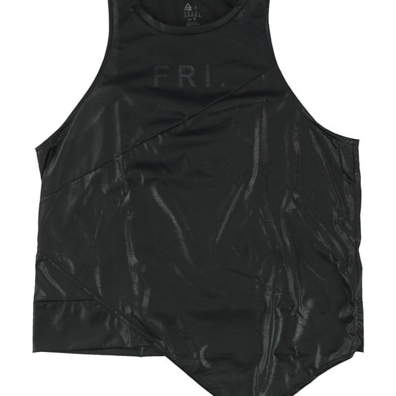 Reebok Womens Fri Graphic Tank Top, Black, Large