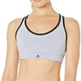 thumbnail image 1 of Reebok Womens Hero Racer Sports Bra, Purple, Large, 1 of 1
