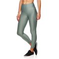 thumbnail image 1 of Reebok Womens High Rise Capri Leggings Yoga Pants, Green, X-Small, 1 of 2