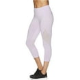 thumbnail image 1 of Reebok Womens Highrise Capri Compression Athletic Pants, 1 of 1