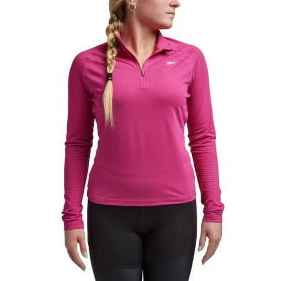 Reebok Womens Athletic Jersey, Pink, X-Small