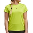thumbnail image 1 of Reebok Womens Graphic Embellished T-Shirt, Yellow, Large, 1 of 1