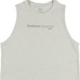 thumbnail image 1 of Reebok Womens Identity Rie Racerback Tank Top, Beige, Medium, 1 of 1