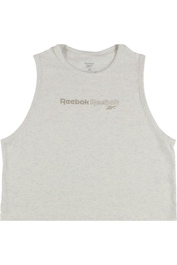 Womens Identity Rie Racerback Tank Top, Beige, Medium