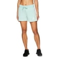 thumbnail image 1 of Reebok Womens Journey Color Block French Terry Shorts with Pockets, Sizes XS-XXXL, 1 of 4