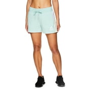 Reebok Womens Journey Color Block French Terry Shorts with Pockets, Sizes XS-XXXL