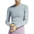 thumbnail image 1 of Reebok Apparel  Women's Cl Rbk Nd Rib Ls To Reebok Classics App Women Grey , L/G Reg US, 1 of 2