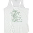 thumbnail image 1 of Reebok Womens Lady Liberty New York Tank Top, White, Large, 1 of 2