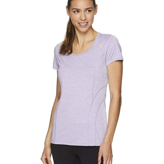Reebok Womens Linear Marled Basic T-Shirt
