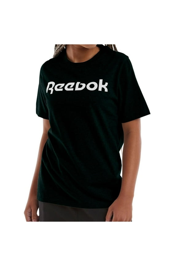 Womens Logo Graphic T-Shirt, Black, Small