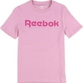 thumbnail image 1 of Reebok Womens Logo Graphic T-Shirt, Pink, Medium, 1 of 2