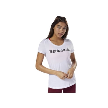 Women’s Short Sleeve T-Shirt Reebok Graphic Logo White