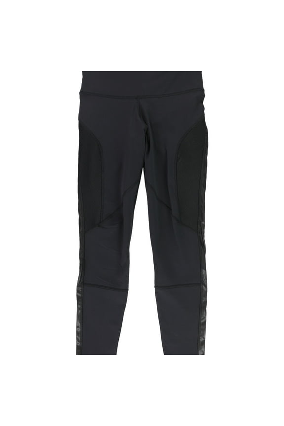 Womens Lux High-Rise Tight Stretch Compression Athletic Pants, Black, Small
