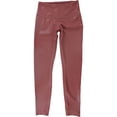 thumbnail image 1 of Reebok Womens Lux Metallics Compression Athletic Pants, Pink, Large, 1 of 1
