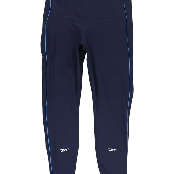 Reebok Womens Lux Perform Legging Yoga Pants, Blue, Large