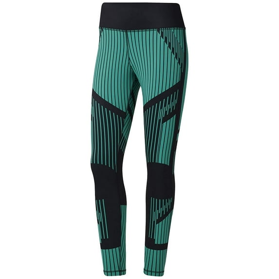 Reebok Womens LuxBold Tights 2.0 Yoga Pants, Green, X-Small