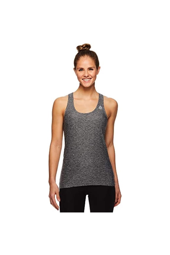 Womens Marled Jersey Racerback Tank Top