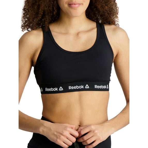 Reebok Womens Medium Impact Sports Bras with Removable Cups
