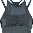 thumbnail image 1 of Reebok Womens MYO CrossFit Sports Bra, Blue, Small, 1 of 2