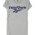 thumbnail image 1 of Reebok Womens New York Logo Graphic T-Shirt, Grey, Small, 1 of 2
