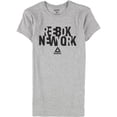 thumbnail image 1 of Reebok Womens New York Logo Graphic T-Shirt, Grey, X-Small, 1 of 1