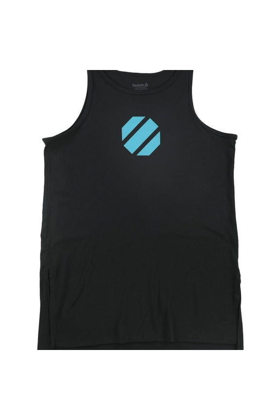 Womens Octagon Logo Tank Top, Black, X-Large