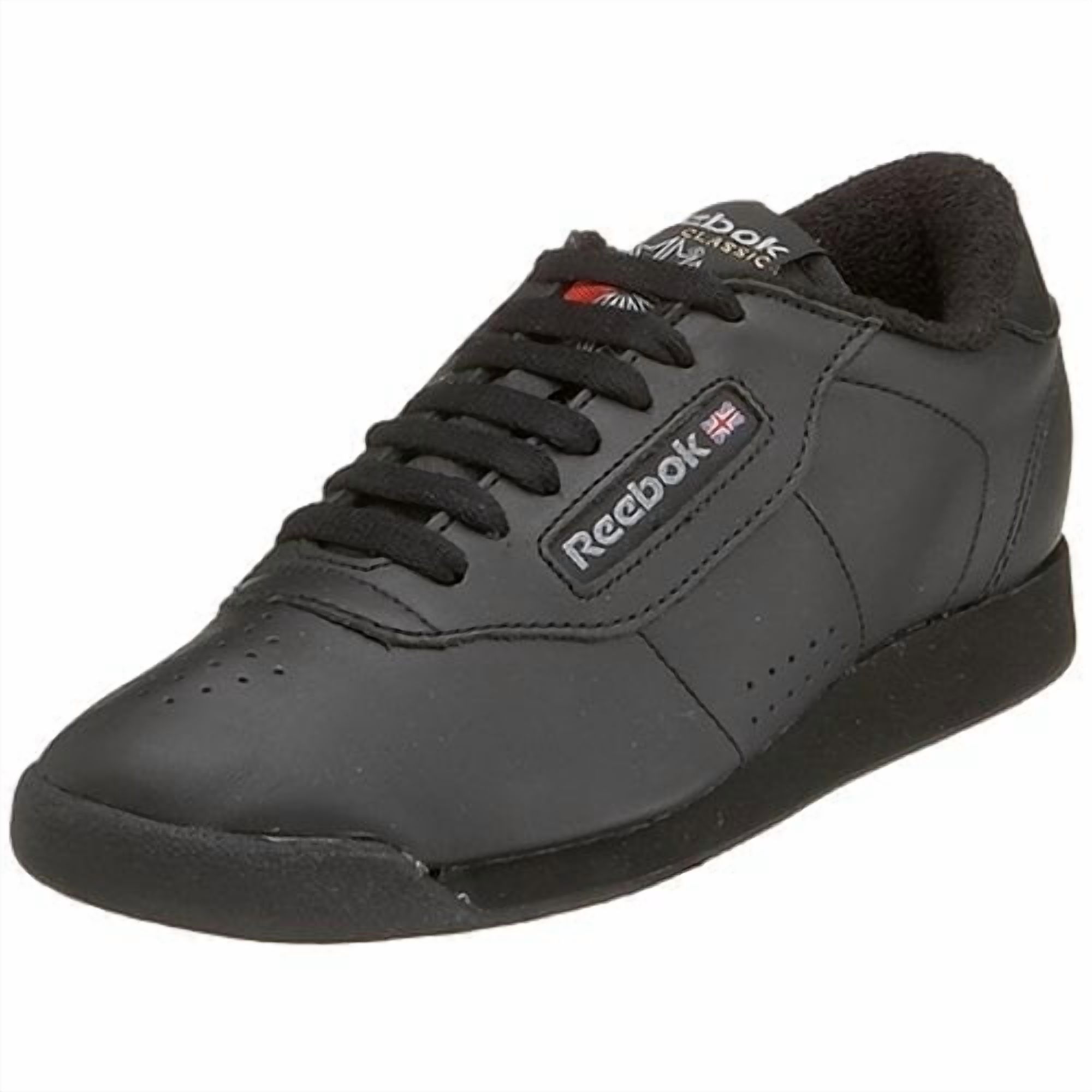 Reebok Womens Princess Sneaker BLACK/WHITE/