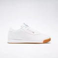 thumbnail image 1 of Reebok Womens Princess Wide Fashion Shoes White Gum Cushioned Midsole, 1 of 11