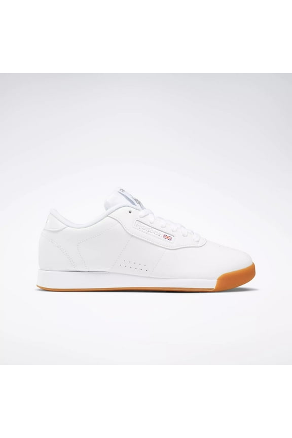 Womens Princess Wide Fashion Shoes White Gum Cushioned Midsole