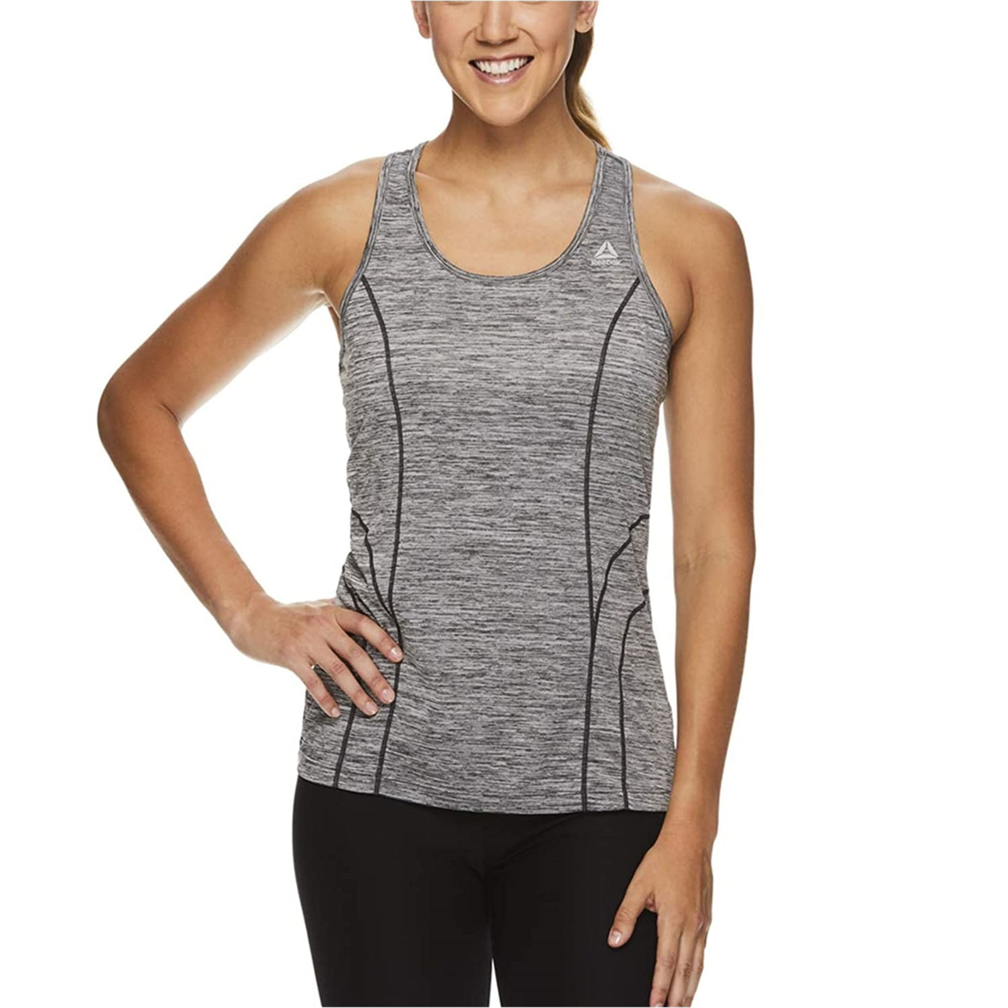 Reebok Womens Racerback Tank Top, Black, X-Small